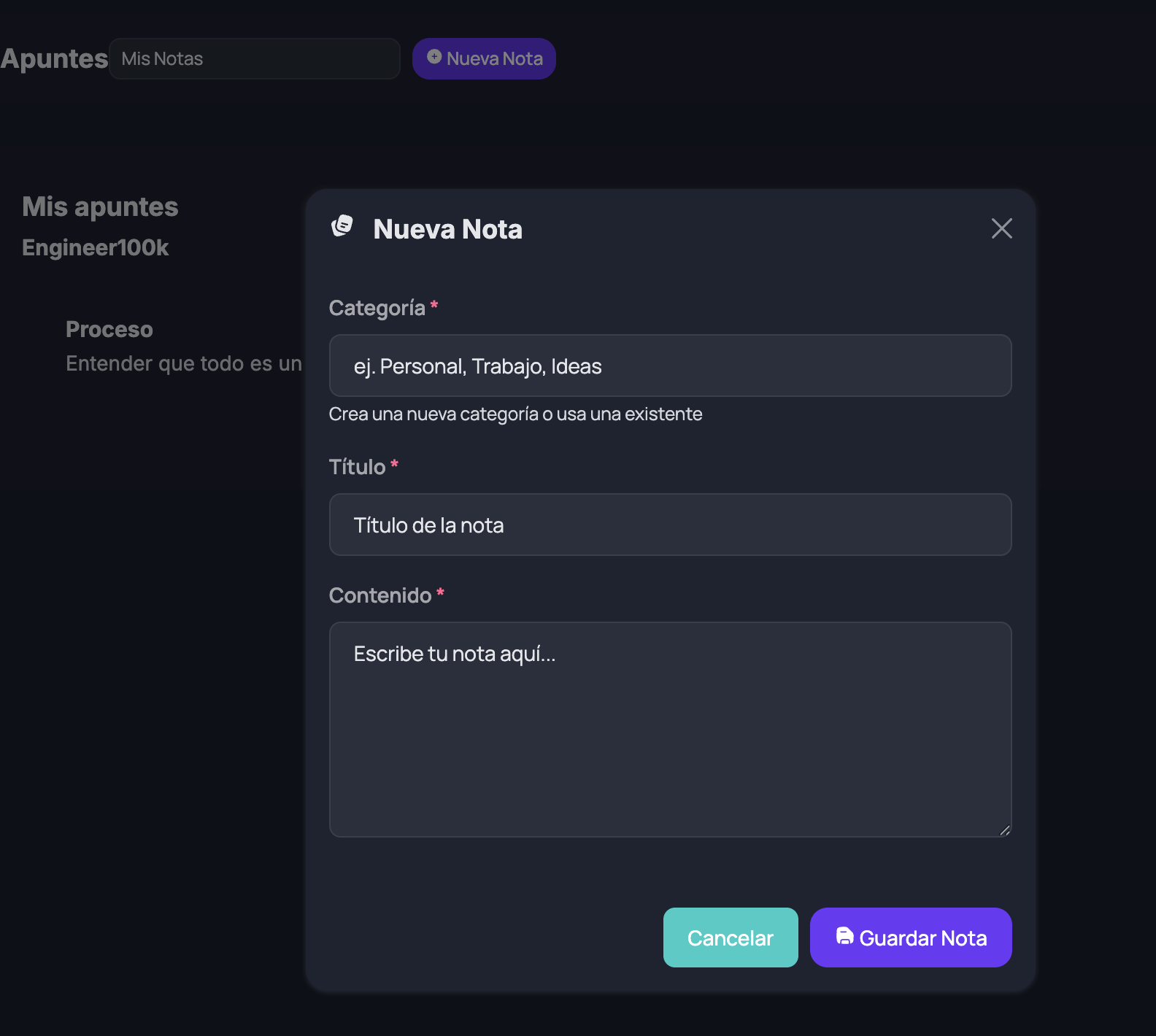 Notas & Apuntes